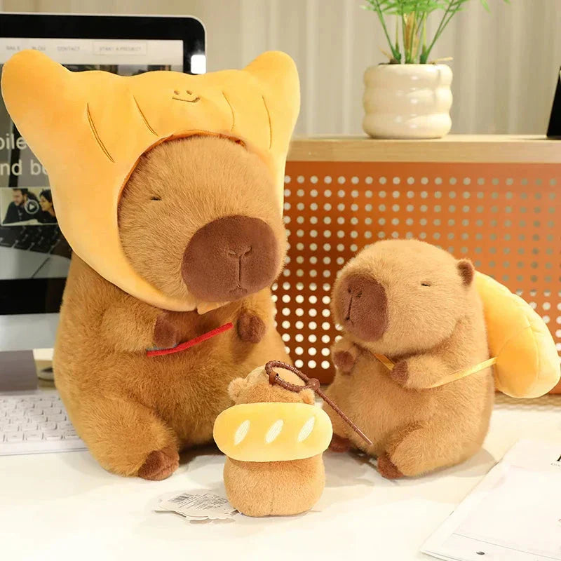 Brehn | Geröstete Croissant Capybara Plüschtiere