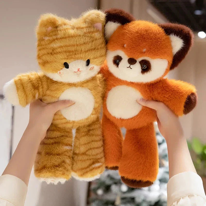Brehn | Tomo & Mikan die Katze & Roter Panda Plüsch Freunde