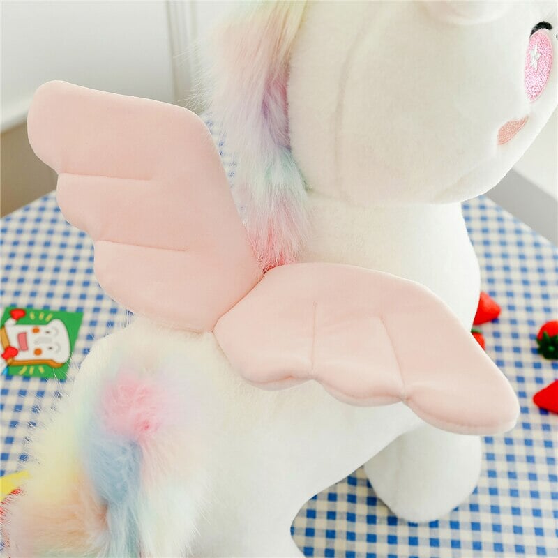 Brehn | Weißer traumhafter Einhorn-Pony-Plüschie