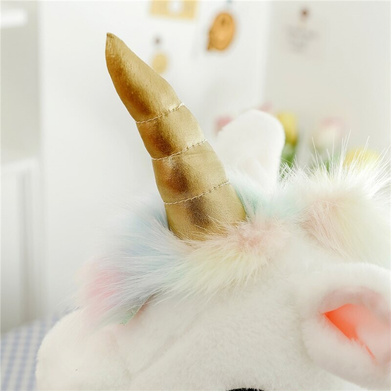 Brehn | Weißer traumhafter Einhorn-Pony-Plüschie