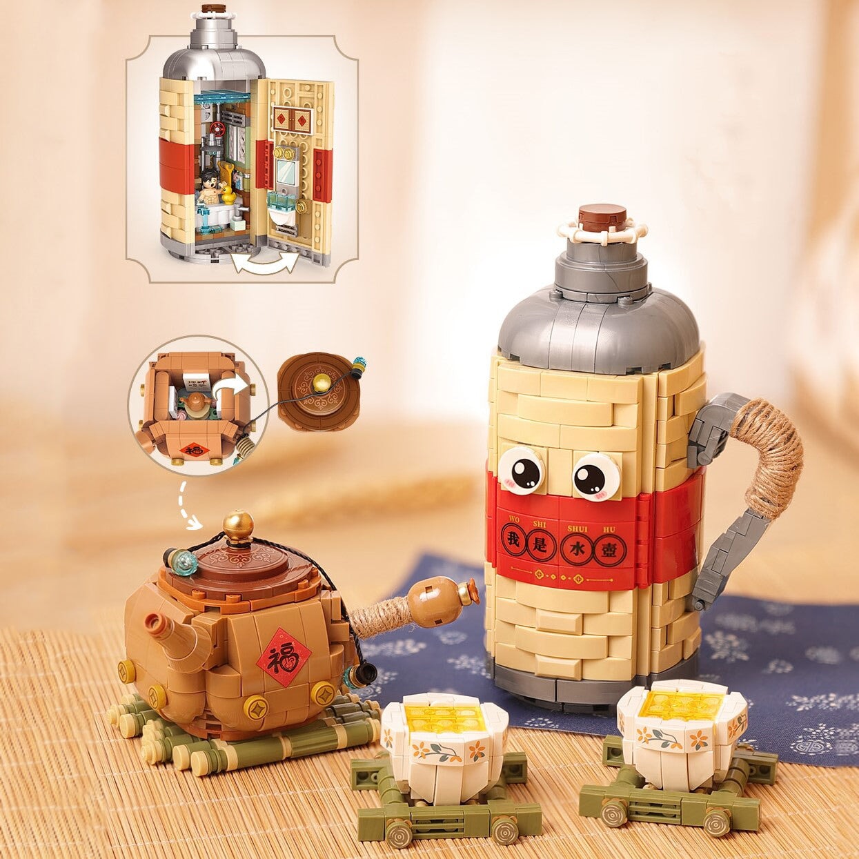 Brehn | Wunder von Asien Teatime Nano Baukasten