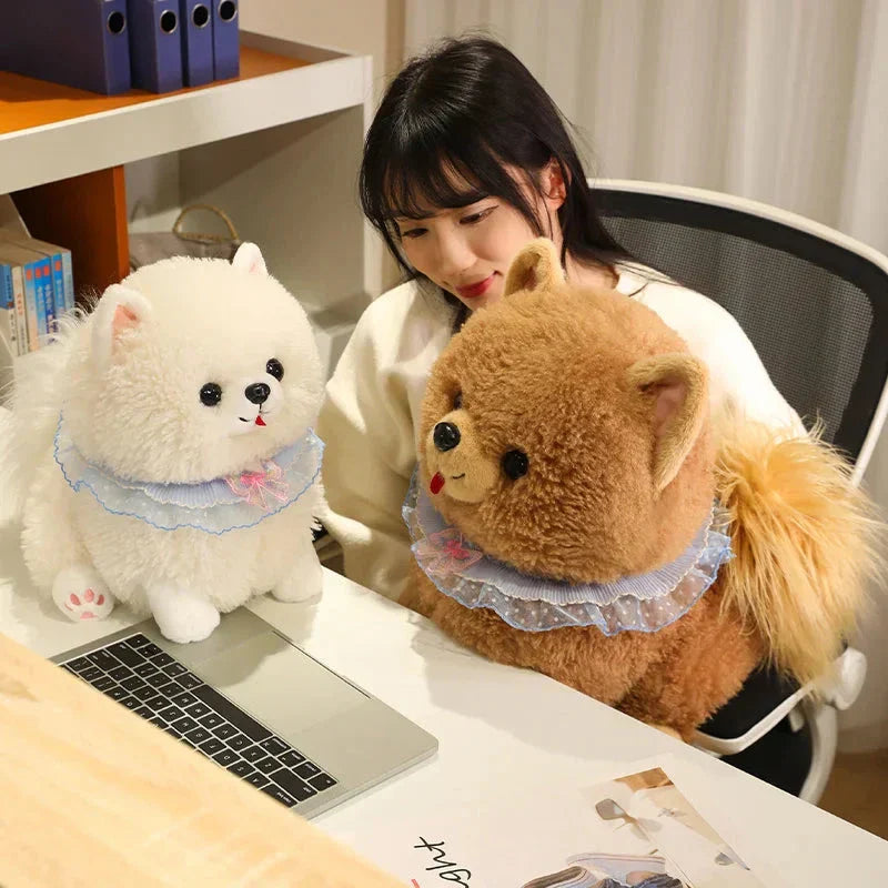 Brehn | Yumi und Koji der Pomeranian Hund Plüschtiere