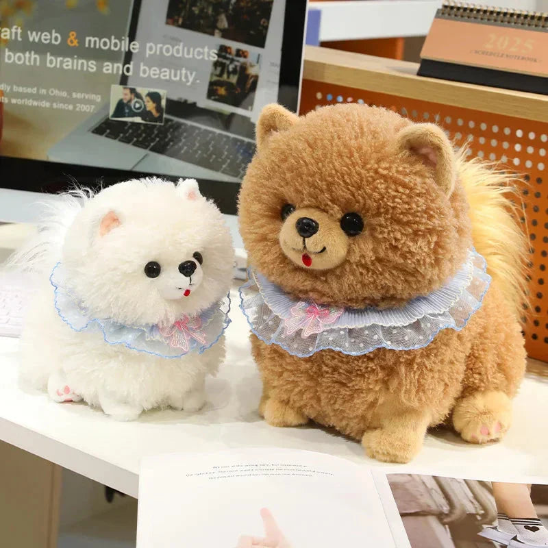 Brehn | Yumi und Koji der Pomeranian Hund Plüschtiere