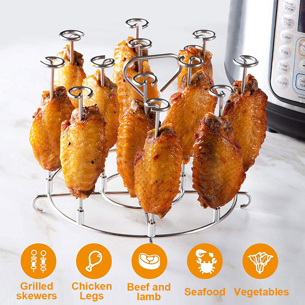 Küchen-Luftfritteuse Rack Zubehör BBQ Grillplatte Rösthalter Werkzeug | Brehn