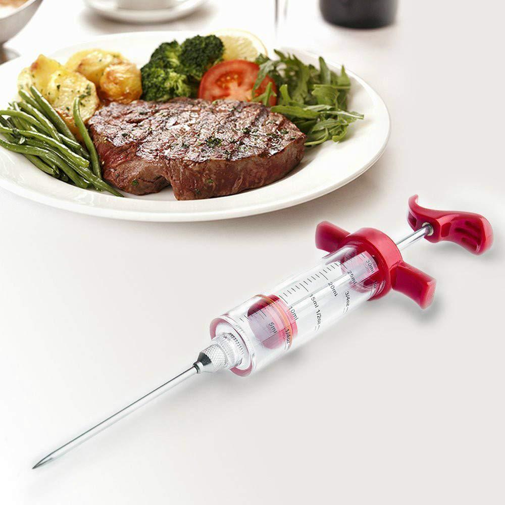 Küchen-Spritze Nadel Fleisch Marinade Geschmacksinjektor BBQ Injektor | Brehn