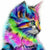 Rainbow Kitty - Van-Go Malen nach Zahlen Set | Brehn