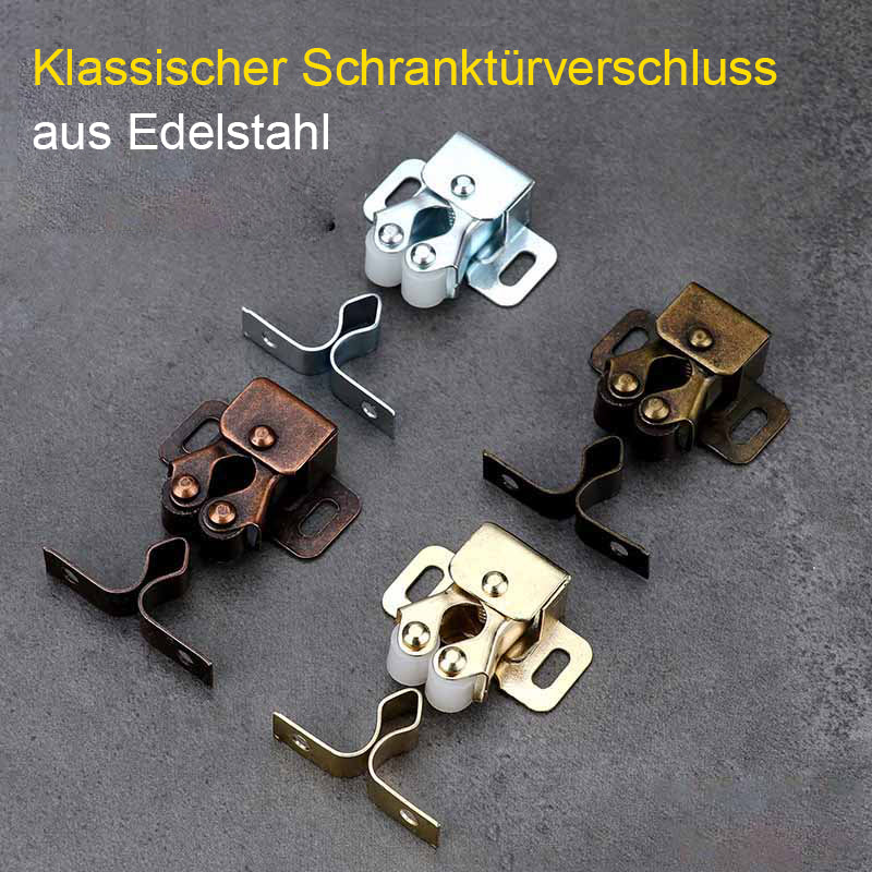 Klassischer Schranktürverschluss aus Edelstahl | Brehn