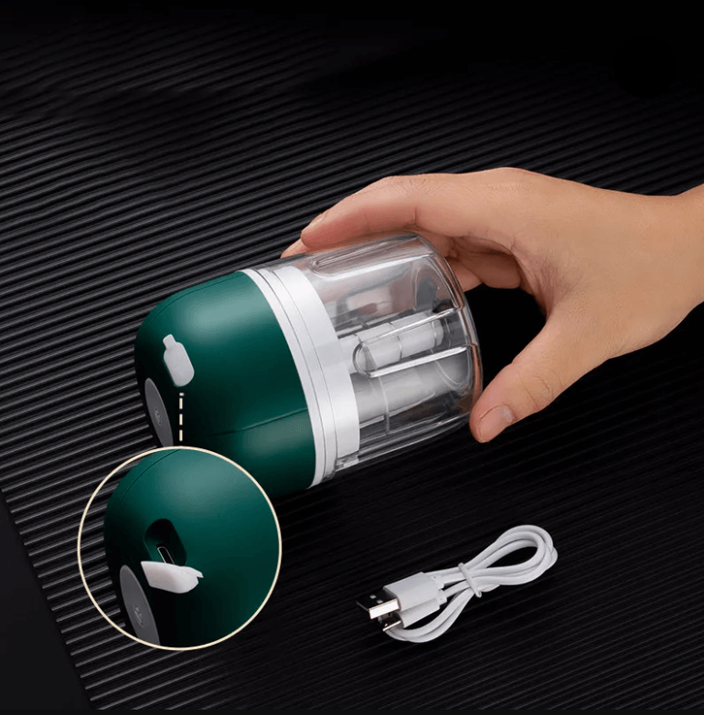 ChopEase Elektrischer Knoblauchpresser – USB aufladbar – Kompakt & Leistungsstark – 250ml | Brehn