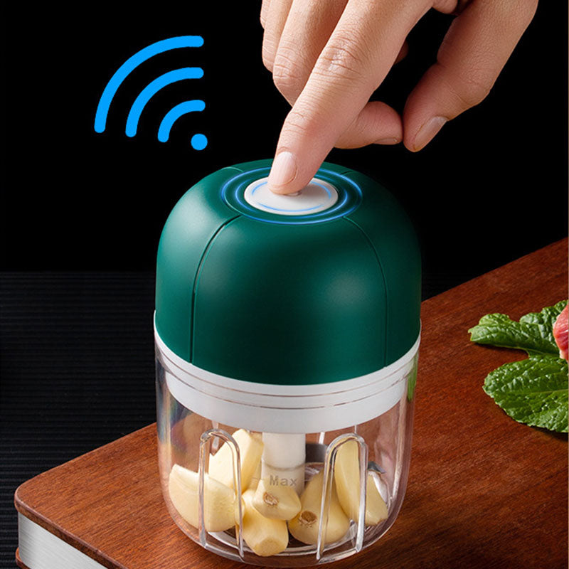 ChopEase Elektrischer Knoblauchpresser – USB aufladbar – Kompakt & Leistungsstark – 250ml | Brehn