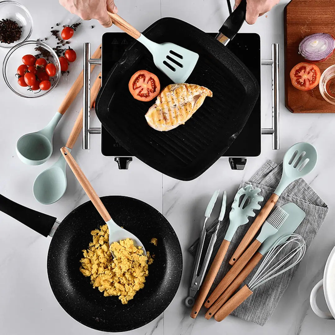 Brehn | Silikon Küchenutensilien Set - FlexiChef