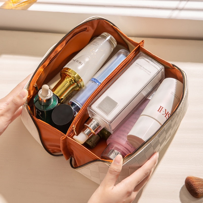 Kosmetiktasche Make-up Organizer mit Fächern | Brehn