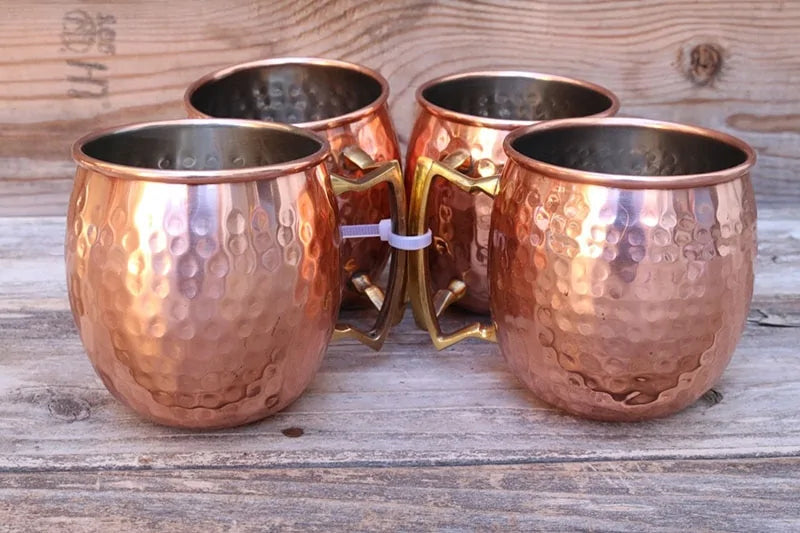 Brehn | gehämmertes Kupferbecher-Set - ChillCopper