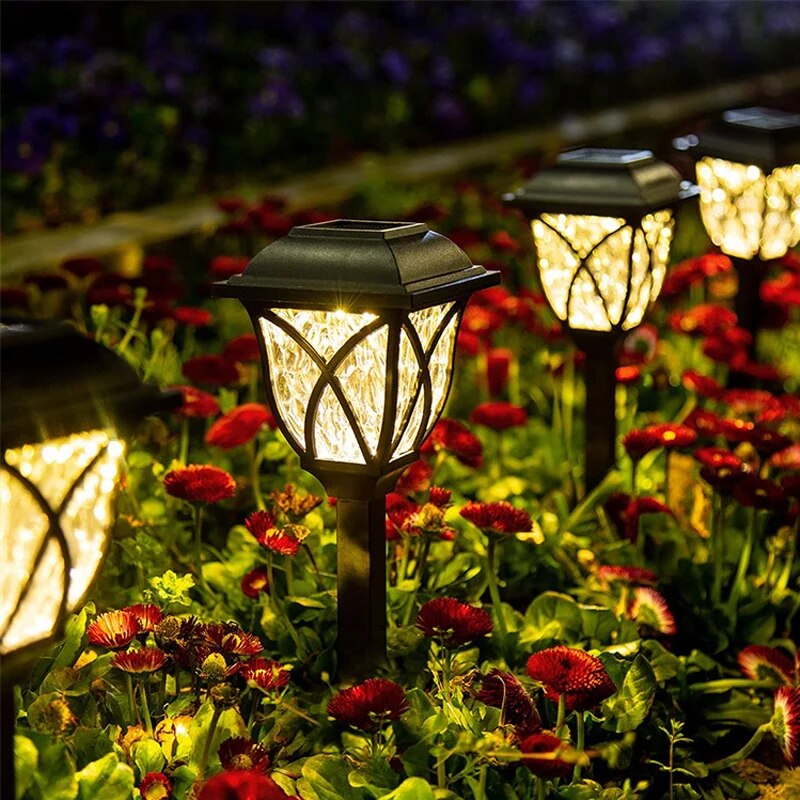 LED Solar Gartenleuchten – Dekorative Solarbetriebene Rasenlichter für Außenwege | Brehn