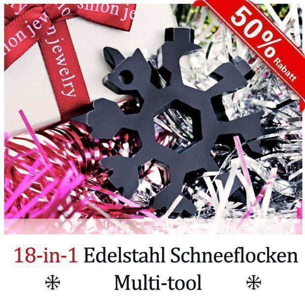 Vorweihnachtsverkauf18-in-1 Edelstahl Schneeflocken Multi-tool | Brehn
