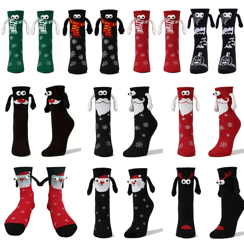 Brehn | Magnetische Socken Winteredition Paar Hand in Hand Socken