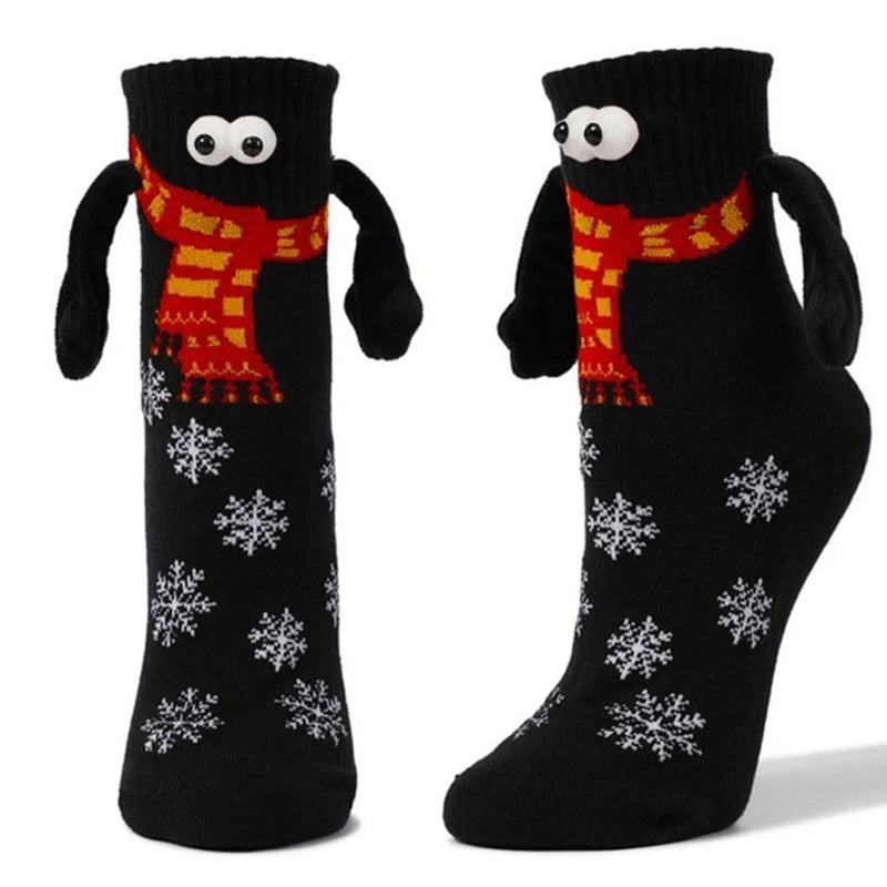 Brehn | Magnetische Socken Winteredition Paar Hand in Hand Socken