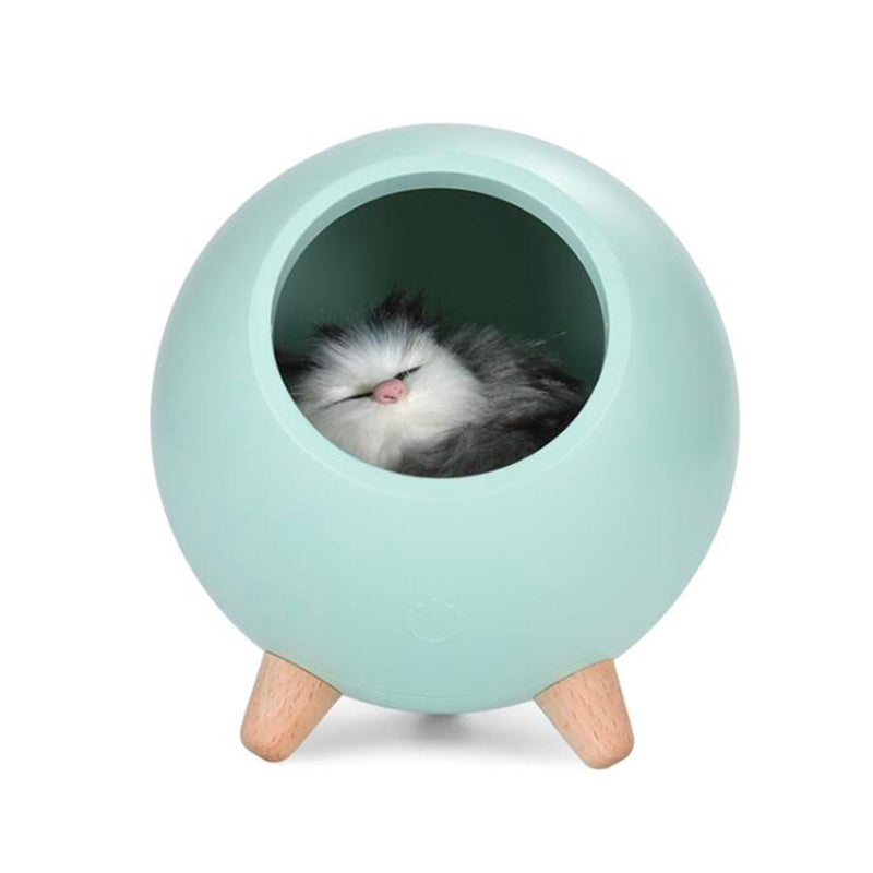 Kat kabellose Kinder Nachttischlampe - Wiederaufladbares süßes Design | Brehn
