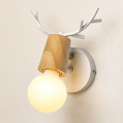 Deer Antler Wand Nachttischlampe Wandleuchte im nordischen Stil Design | Brehn