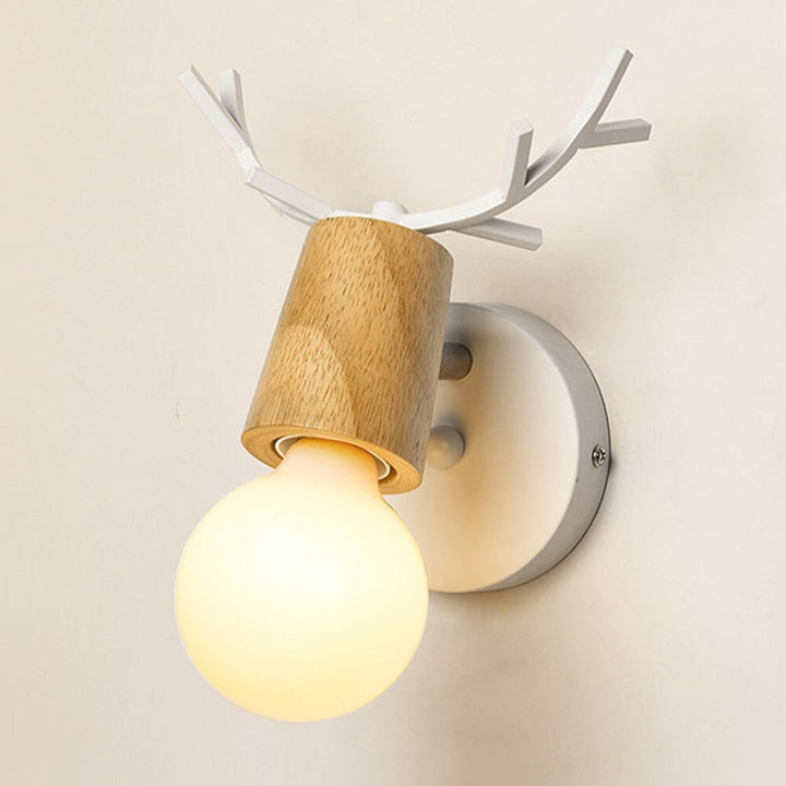 Deer Antler Wand Nachttischlampe Wandleuchte im nordischen Stil Design | Brehn