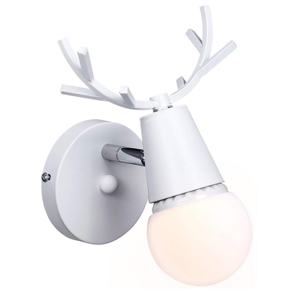 Deer Antler Wand Nachttischlampe Wandleuchte im nordischen Stil Design | Brehn