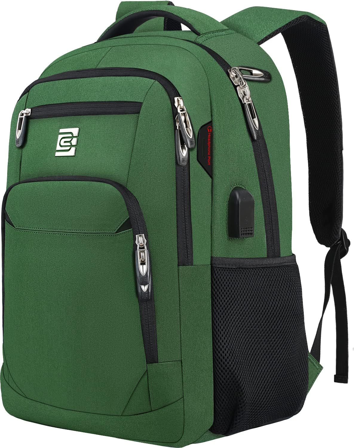 Slim Anti-Diebstahl Laptop Rucksack mit USB-Ladeanschluss | Brehn