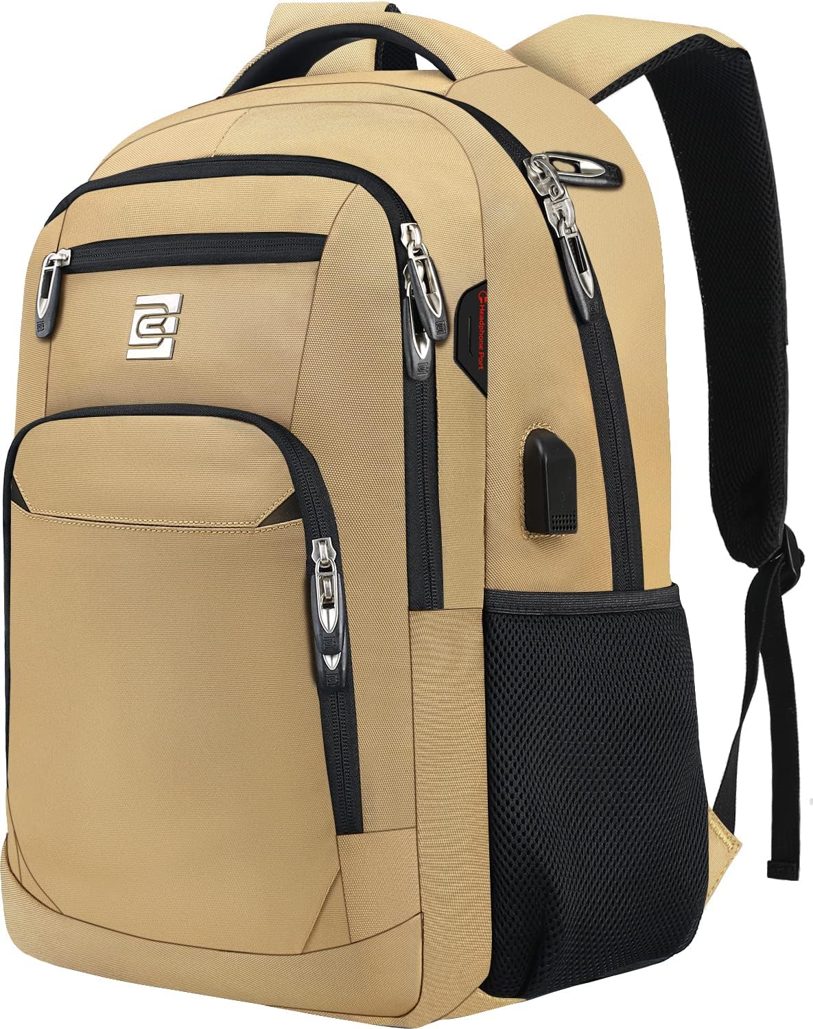 Slim Anti-Diebstahl Laptop Rucksack mit USB-Ladeanschluss | Brehn