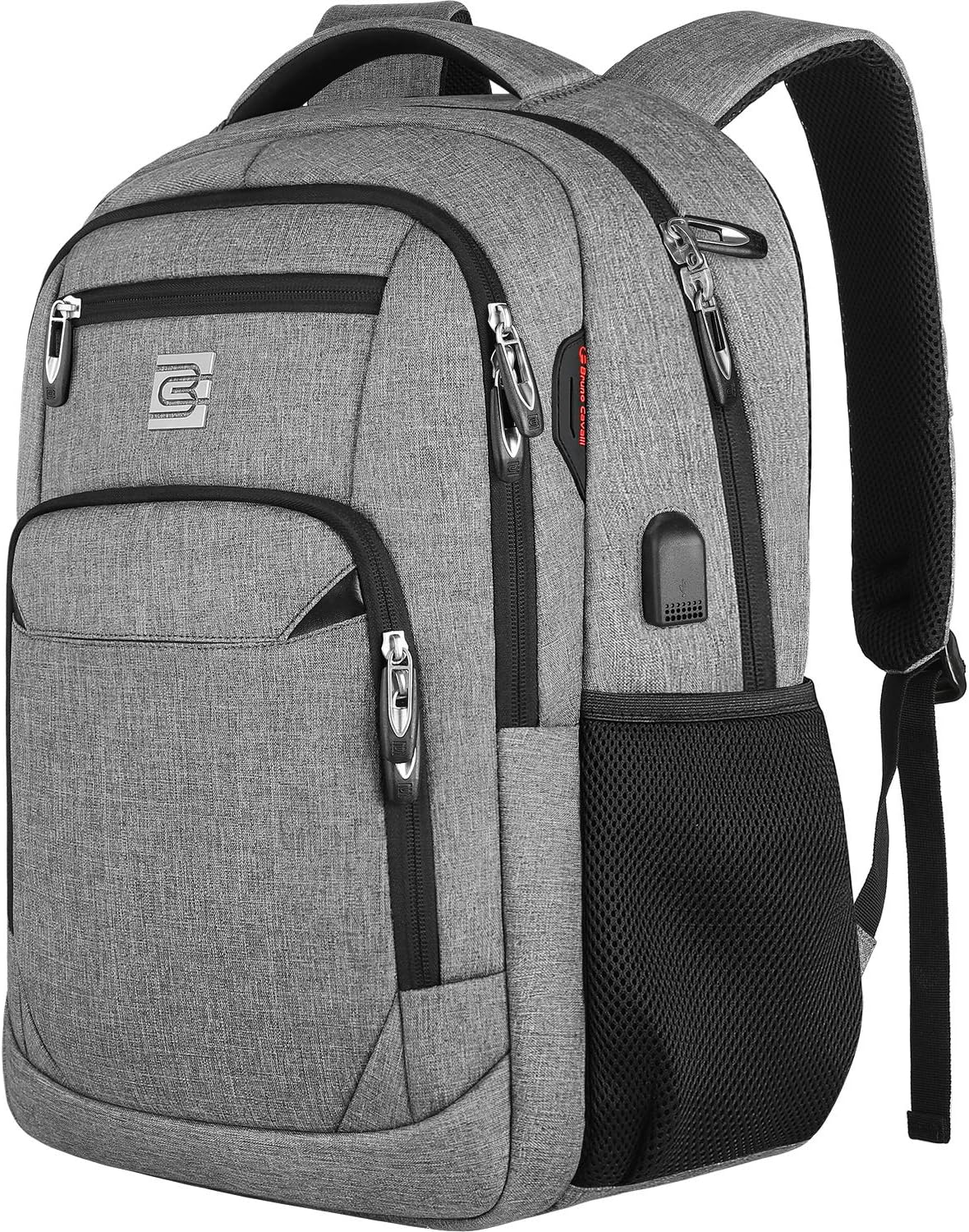 Slim Anti-Diebstahl Laptop Rucksack mit USB-Ladeanschluss | Brehn