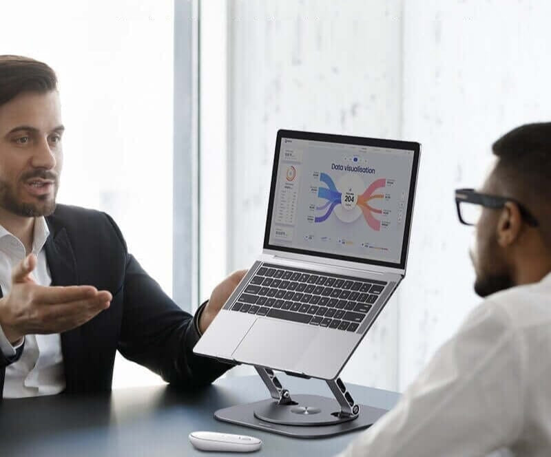 Brehn | Eleganz | Laptop- und Tablet-Ständer 360° - verstellbar - ergonomisch - modernes Design