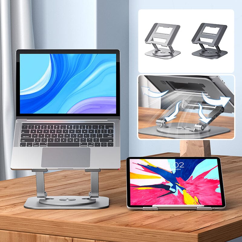 Brehn | Eleganz | Laptop- und Tablet-Ständer 360° - verstellbar - ergonomisch - modernes Design