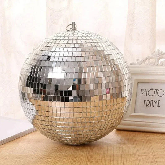 Große schimmernde Disco-Party-Kugel Glas moderne Dekoration | Brehn