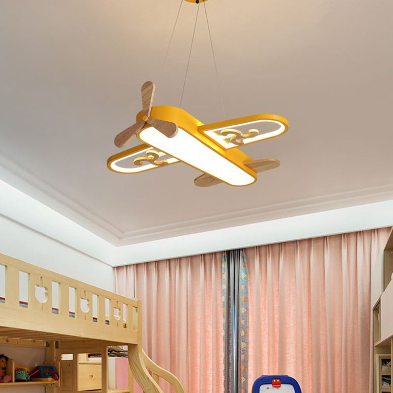 Brehn | LED Flugzeug Kinderzimmer Pendelleuchte - SkyFlyer