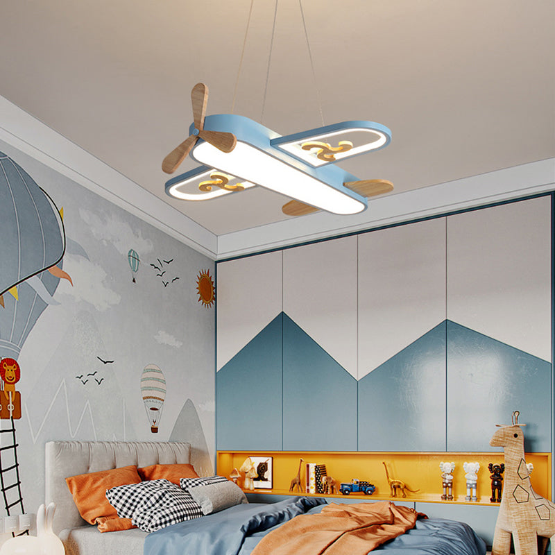 Brehn | LED Flugzeug Kinderzimmer Pendelleuchte - SkyFlyer