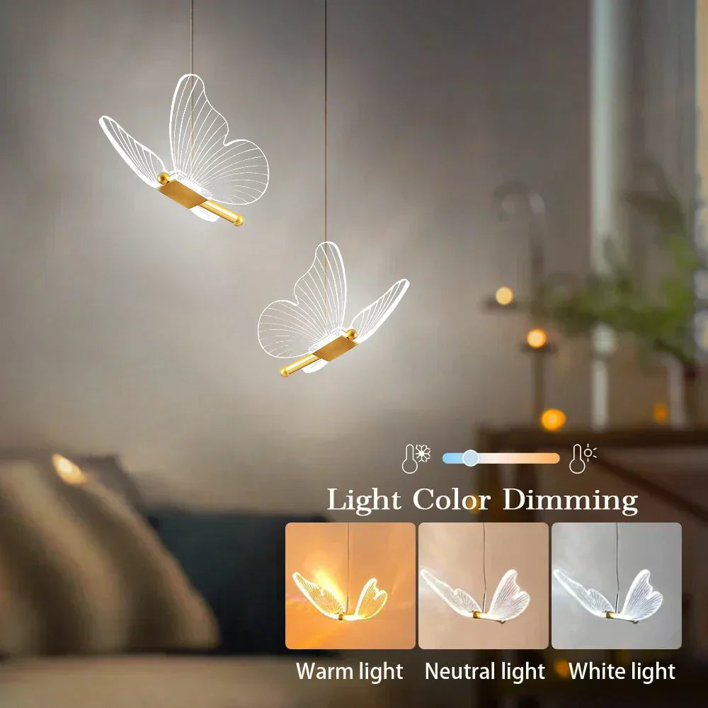 Brehn | LED Schmetterling Pendelleuchten - ButterLuxe