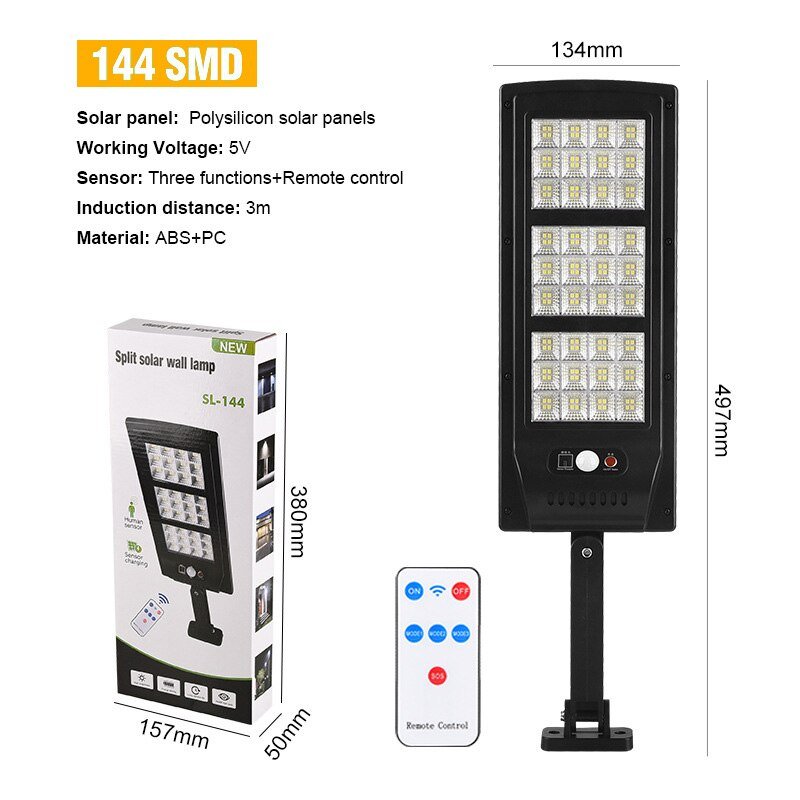Brehn | LED Solar Straßenlampe Außen