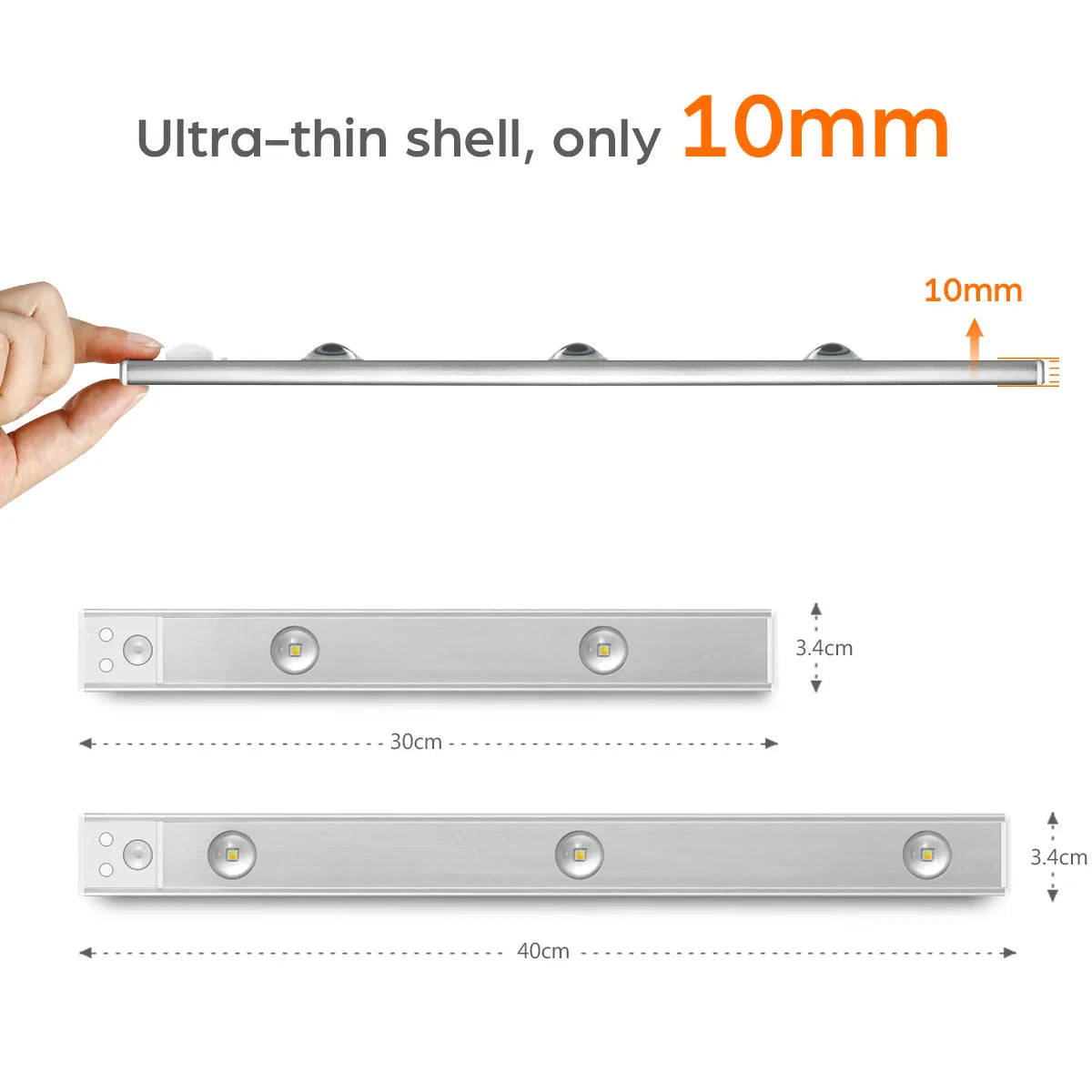LED Unterbau-Spots Rechargeable Magnet Nachtlicht | Brehn