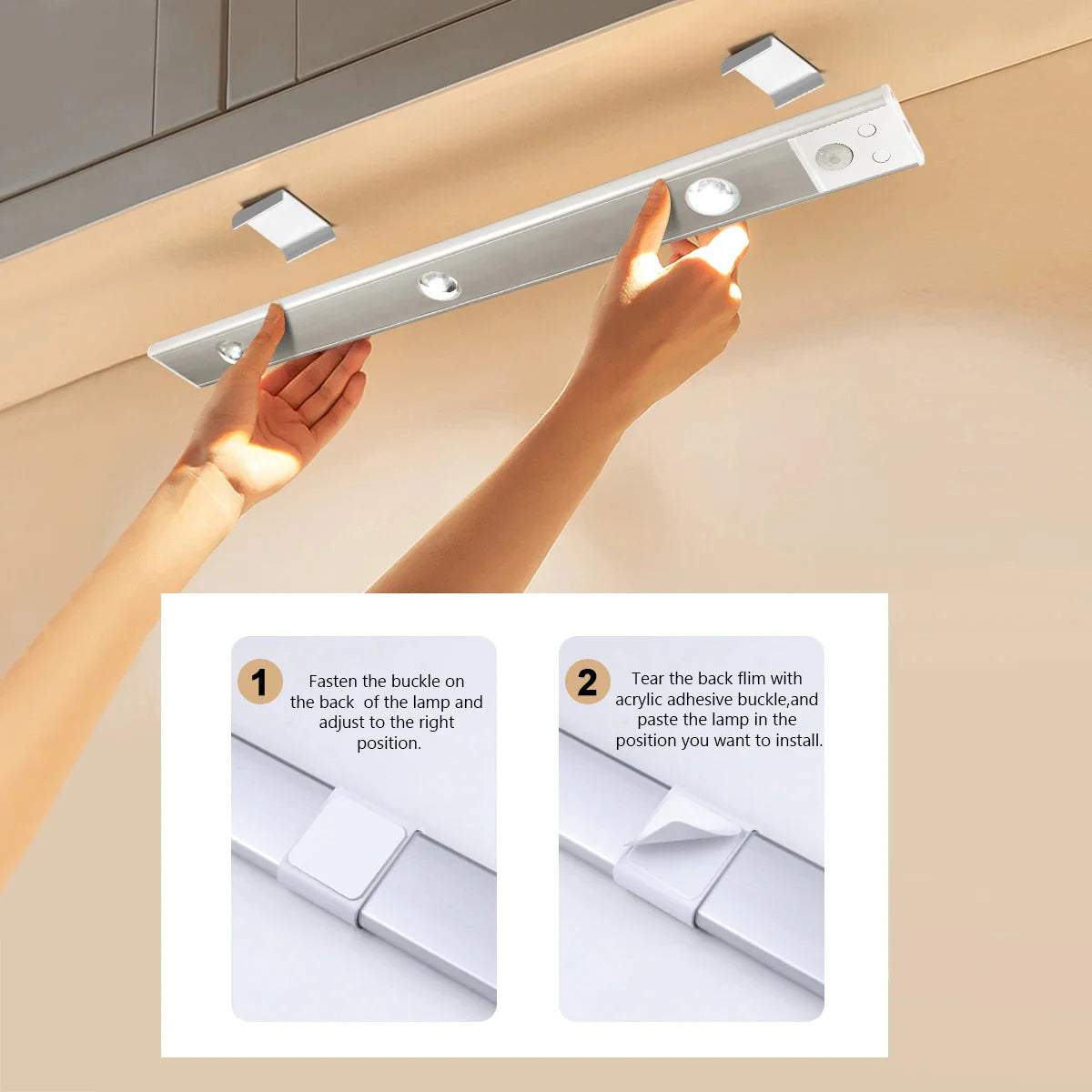 LED Unterbau-Spots Rechargeable Magnet Nachtlicht | Brehn