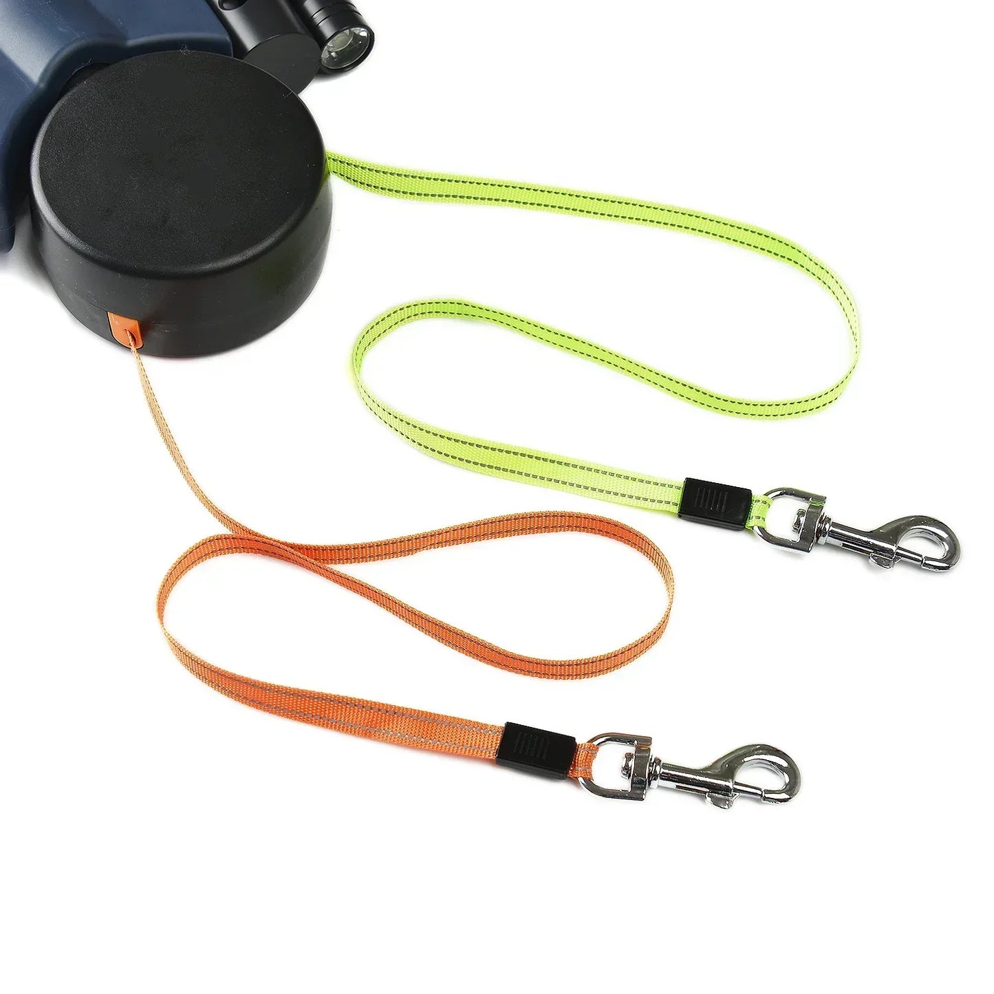DuoLijn LED Dual Retractable Leine für Hunde und Katzen mit 360° Rotationsmechanismus 3 Meter | Brehn