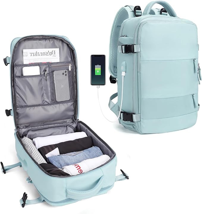 Brehn | Robuster Rucksack für Reisen mit USB-Ladeanschluss