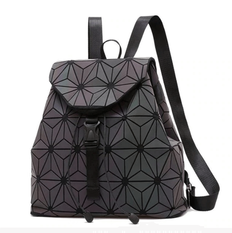 Reflektierender Farbwechselnder Geometrischer Rucksack für Frauen | Brehn