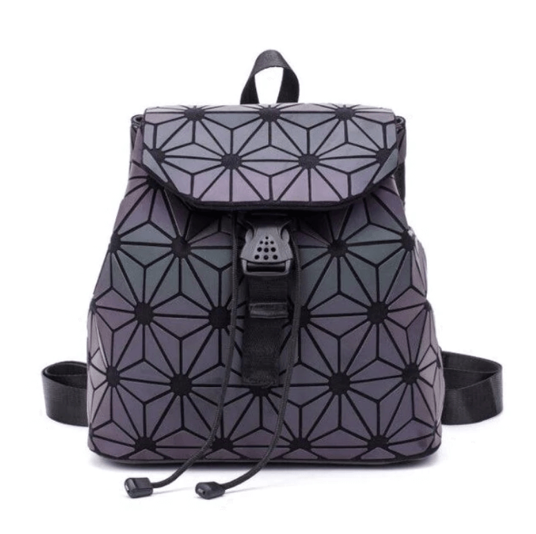 Reflektierender Farbwechselnder Geometrischer Rucksack für Frauen | Brehn