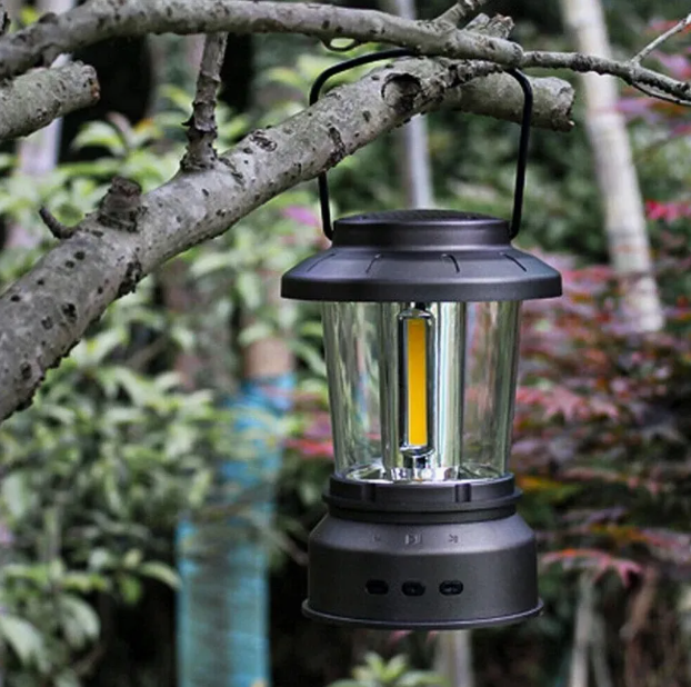 VIvolux | Bluetooth Camping Stufenlose Dimmlampe Lautsprecher