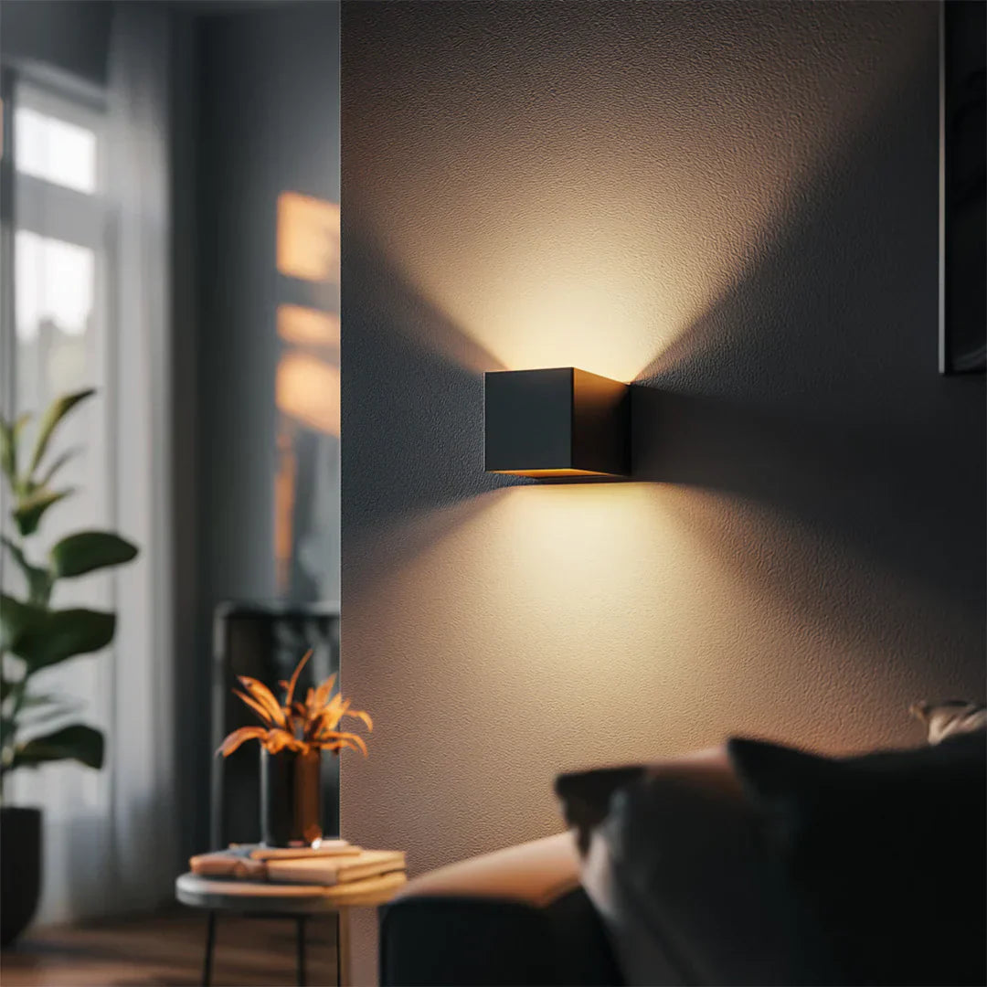 Brehn | LuxeLumen Wasserdichte Wandlampe | Verstellbarer Strahlwinkel für optimale Beleuchtung