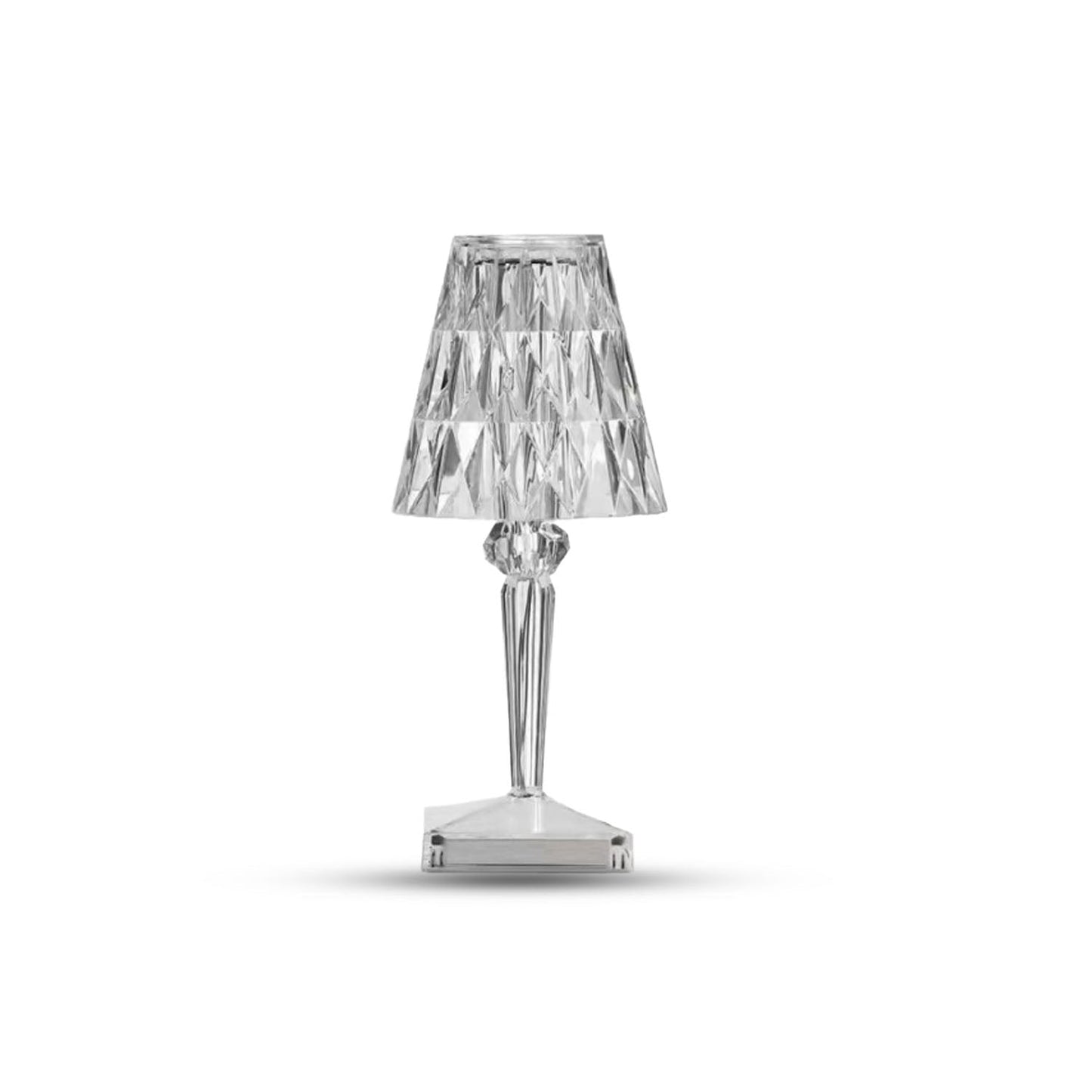 KristalGlow Touchlampe – Elegante Tischlampe mit Touchsensor und USB | Brehn