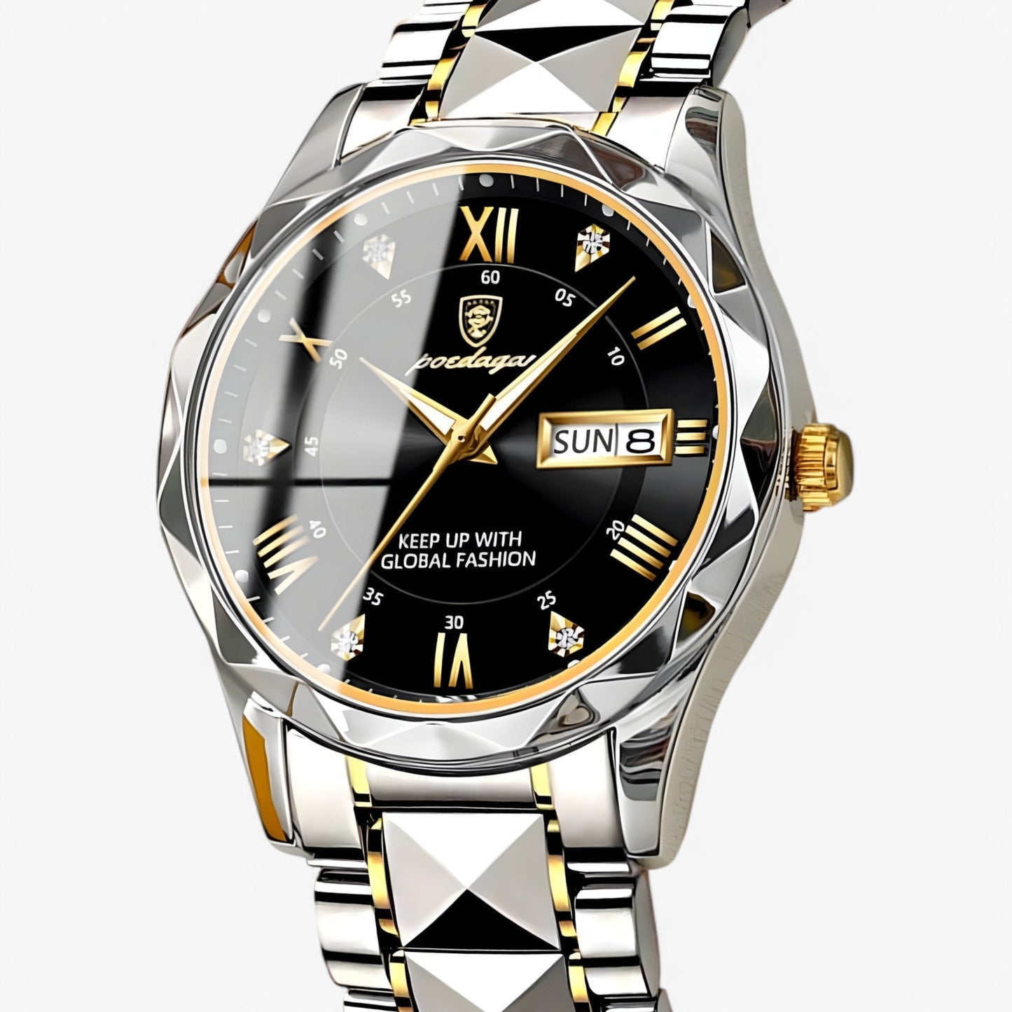 Herren Automatikuhr Klassisches Lederband 40mm | Brehn