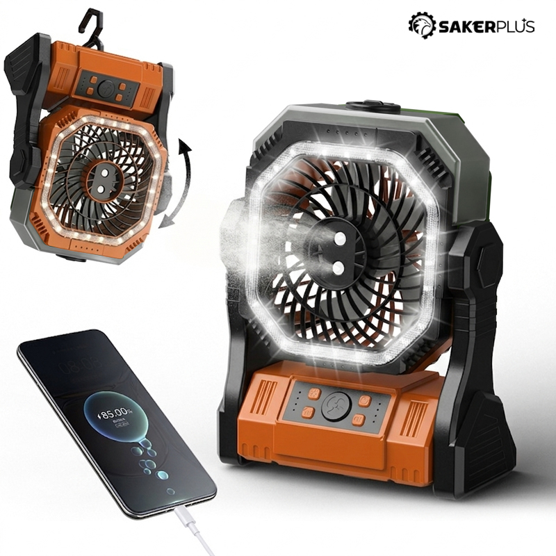 Wiederaufladbarer Outdoor Camping Ventilator Licht | Brehn
