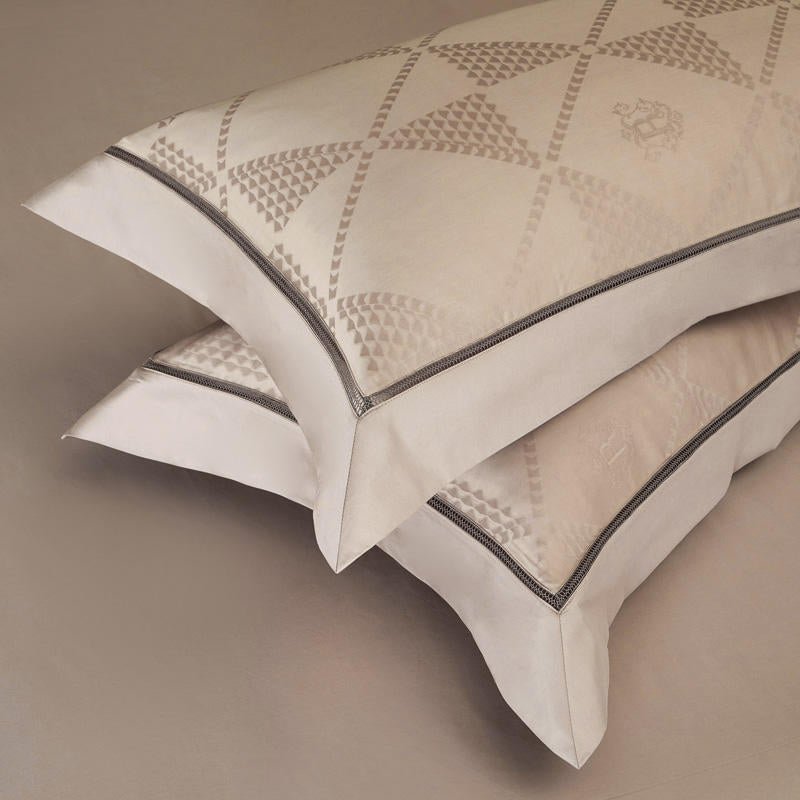 Lounge Bettwäsche Set – 1000 TC ägyptische Baumwolle mit Art Deco Design | Brehn