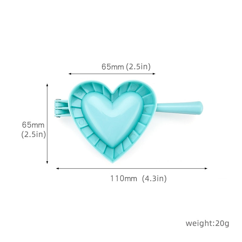 Love Shape Dumpling Mold Plastic Mold Large Kitchen Accessories | Brehn