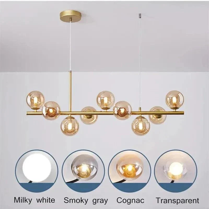 Brehn | Moderne Eleganz - Lange Kronleuchter - Ambiente-Beleuchtung - Raffiniertes Design