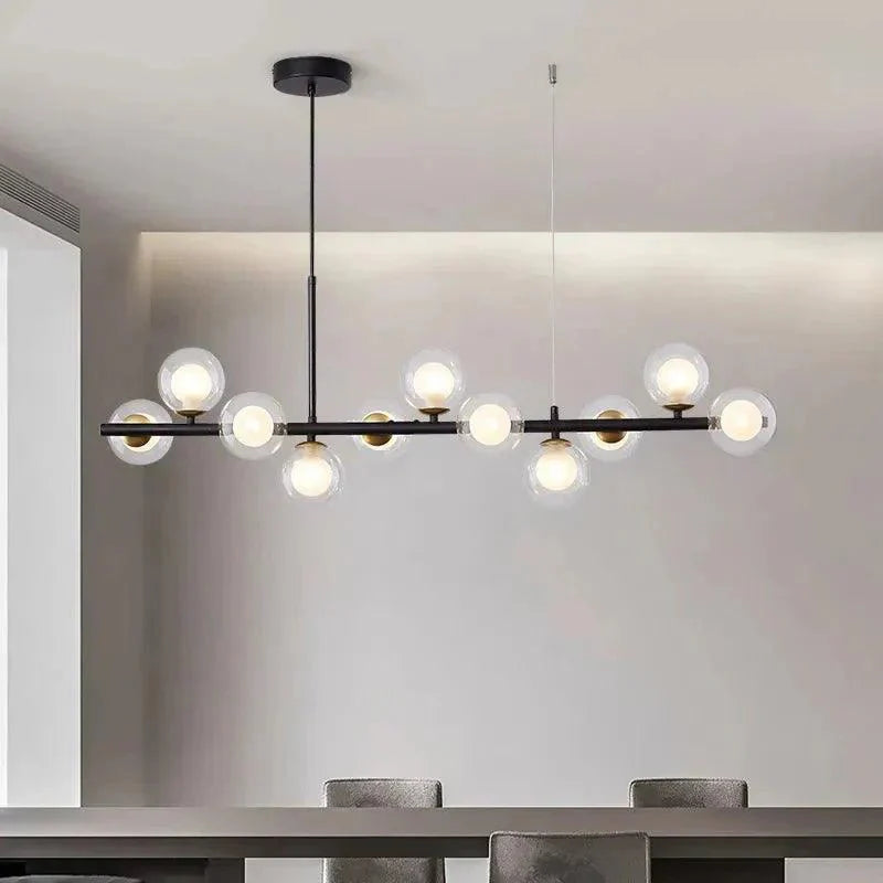 Brehn | Moderne Eleganz - Lange Kronleuchter - Ambiente-Beleuchtung - Raffiniertes Design