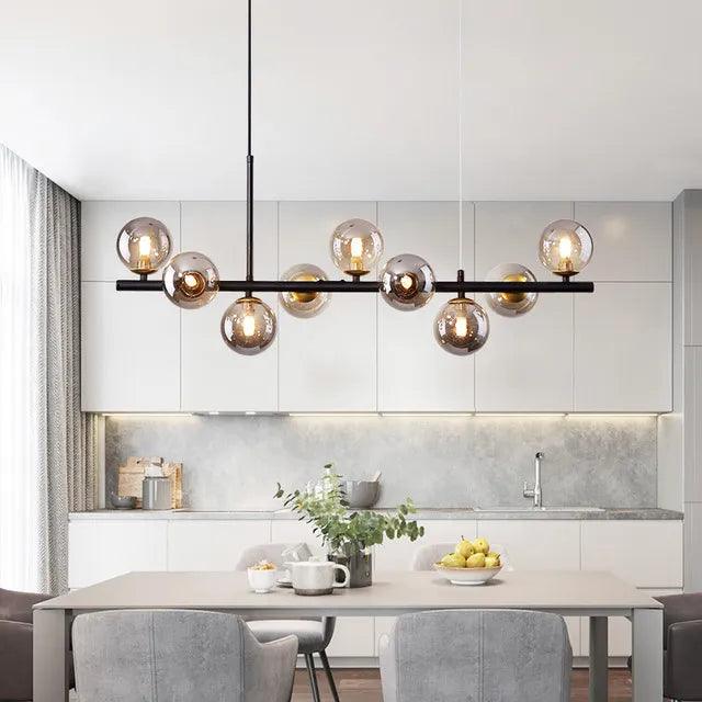 Brehn | Moderne Eleganz - Lange Kronleuchter - Ambiente-Beleuchtung - Raffiniertes Design
